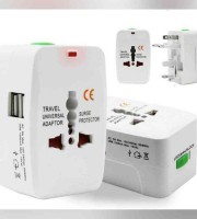 All in 1 Universal International Plug Adapter 2 USB Port Converter