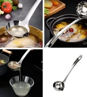 Oil Separator Spoon, Kitchen Oil Filter Soup Scoop Cooking Oil Filter