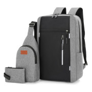 3 Pics Bag Combo Pack ( Ash + Black)