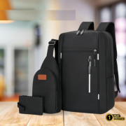 3 Pics Bag Combo Pack (Black)